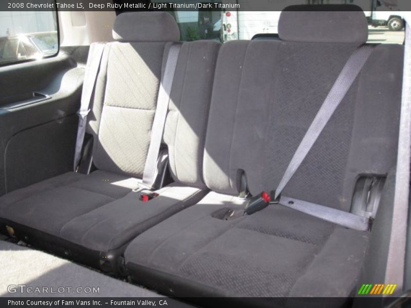 Deep Ruby Metallic / Light Titanium/Dark Titanium 2008 Chevrolet Tahoe LS