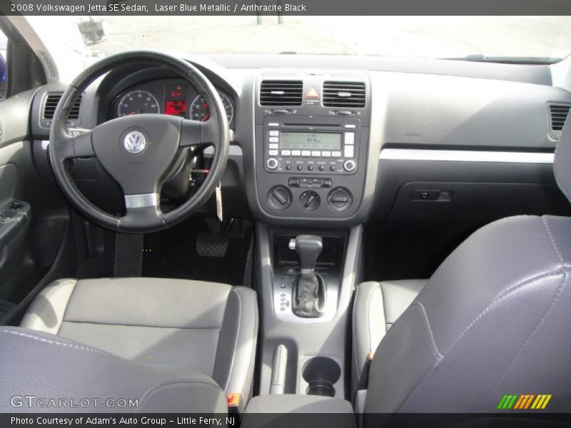 Laser Blue Metallic / Anthracite Black 2008 Volkswagen Jetta SE Sedan