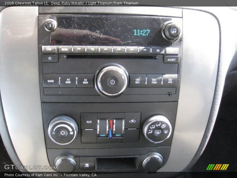 Deep Ruby Metallic / Light Titanium/Dark Titanium 2008 Chevrolet Tahoe LS