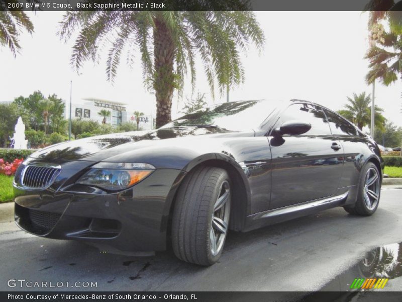 Black Sapphire Metallic / Black 2007 BMW M6 Coupe