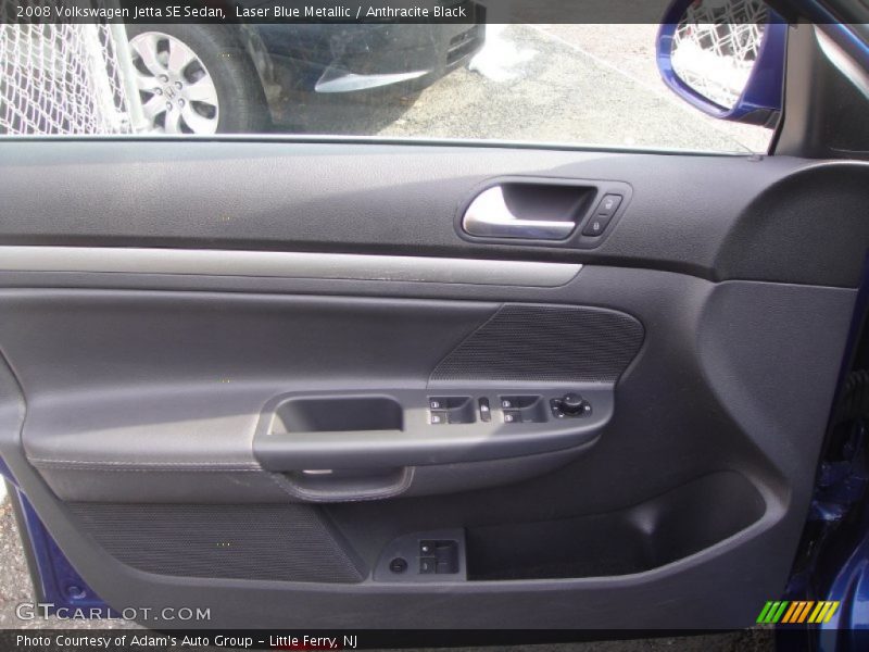 Laser Blue Metallic / Anthracite Black 2008 Volkswagen Jetta SE Sedan