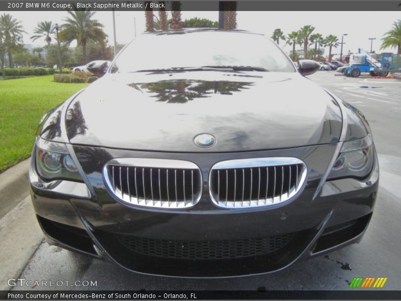 Black Sapphire Metallic / Black 2007 BMW M6 Coupe