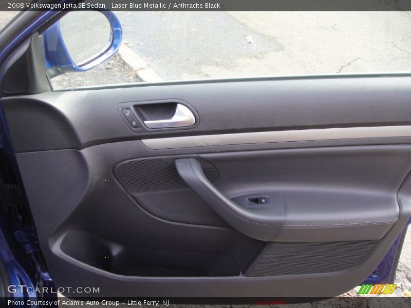 Laser Blue Metallic / Anthracite Black 2008 Volkswagen Jetta SE Sedan