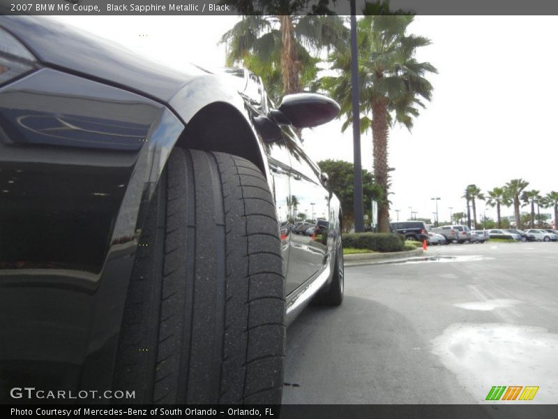 Black Sapphire Metallic / Black 2007 BMW M6 Coupe