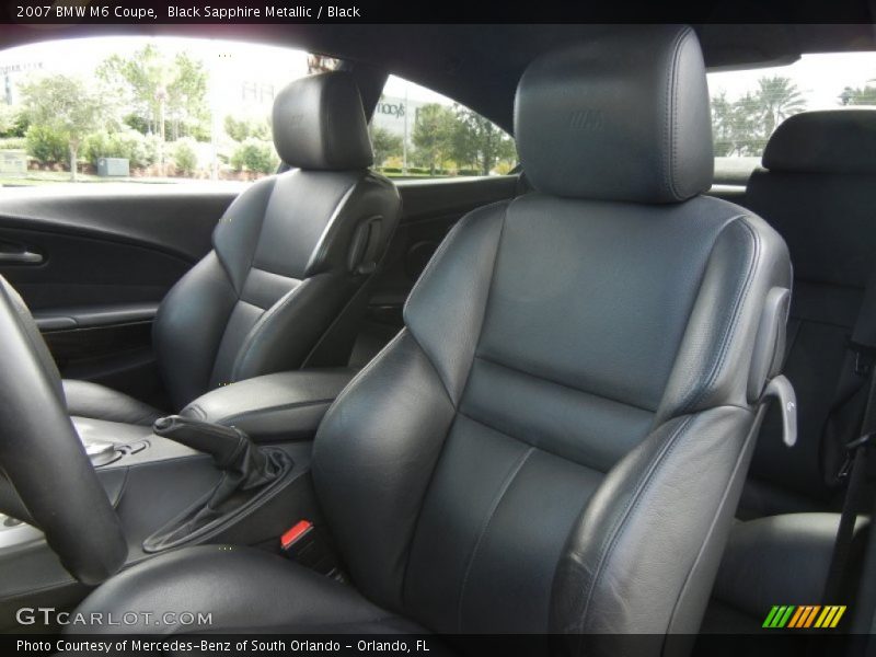 Black Sapphire Metallic / Black 2007 BMW M6 Coupe