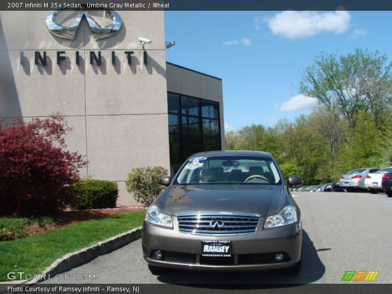 Umbria Gray Metallic / Wheat 2007 Infiniti M 35x Sedan