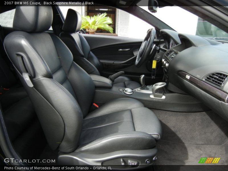 Black Sapphire Metallic / Black 2007 BMW M6 Coupe