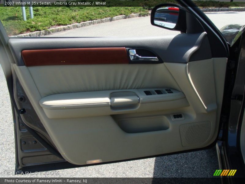 Umbria Gray Metallic / Wheat 2007 Infiniti M 35x Sedan