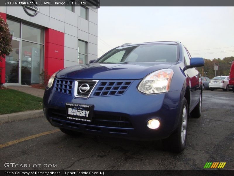 Indigo Blue / Black 2010 Nissan Rogue SL AWD