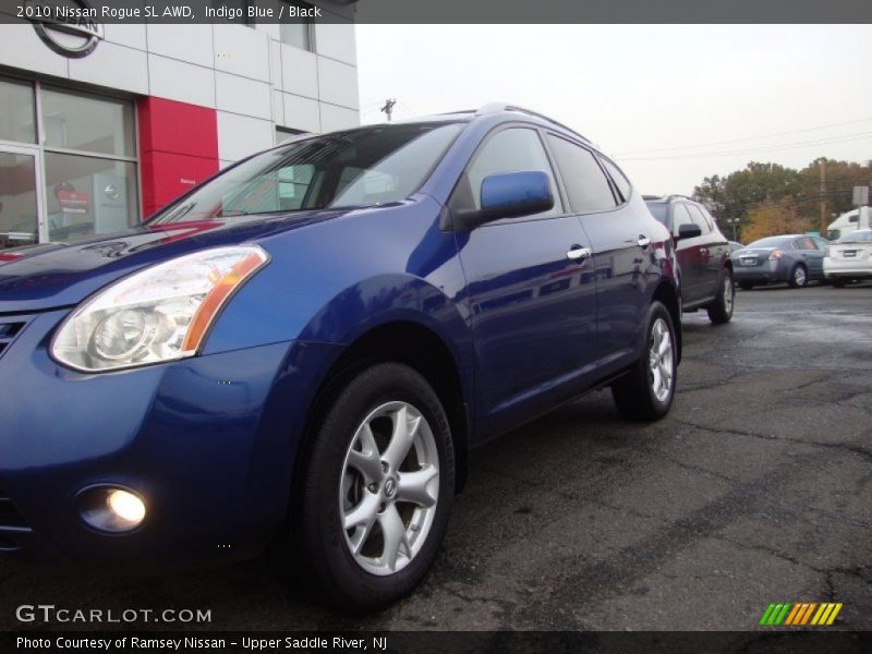 Indigo Blue / Black 2010 Nissan Rogue SL AWD