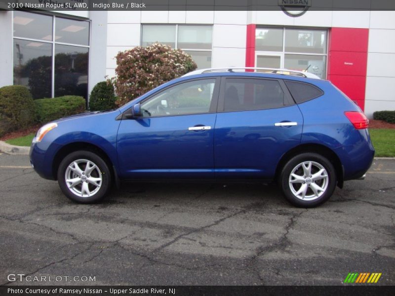 Indigo Blue / Black 2010 Nissan Rogue SL AWD