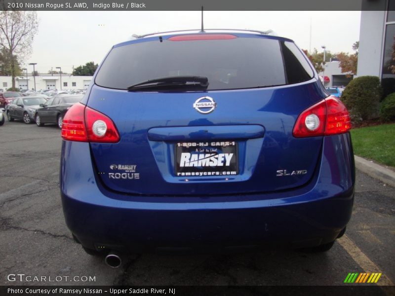 Indigo Blue / Black 2010 Nissan Rogue SL AWD