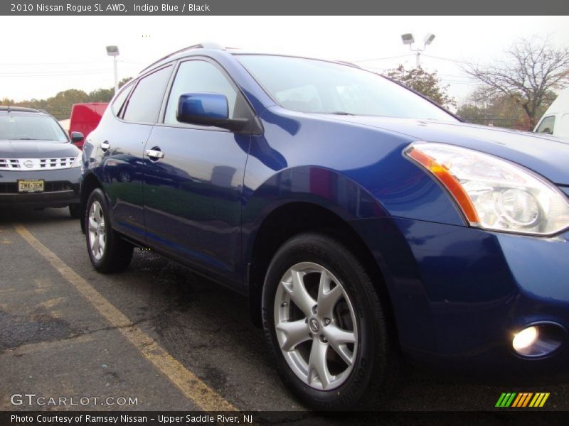 Indigo Blue / Black 2010 Nissan Rogue SL AWD