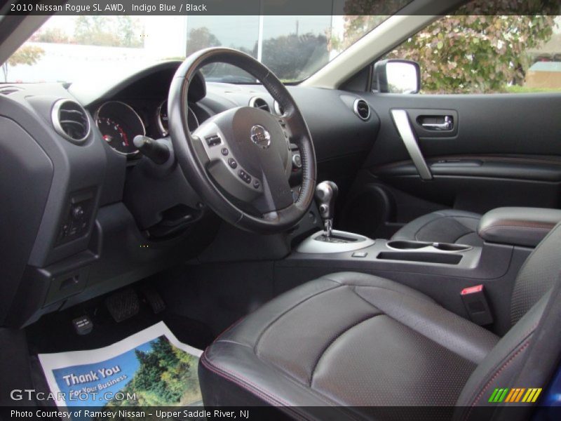 Indigo Blue / Black 2010 Nissan Rogue SL AWD