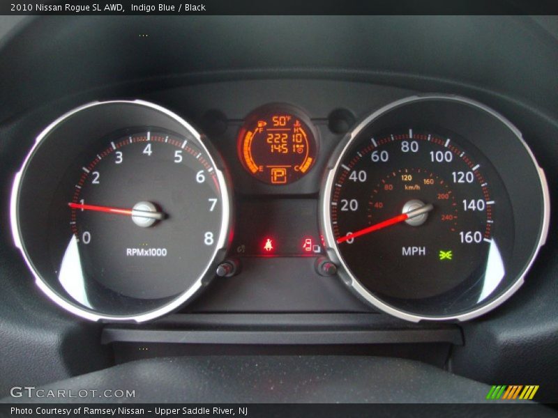 Indigo Blue / Black 2010 Nissan Rogue SL AWD