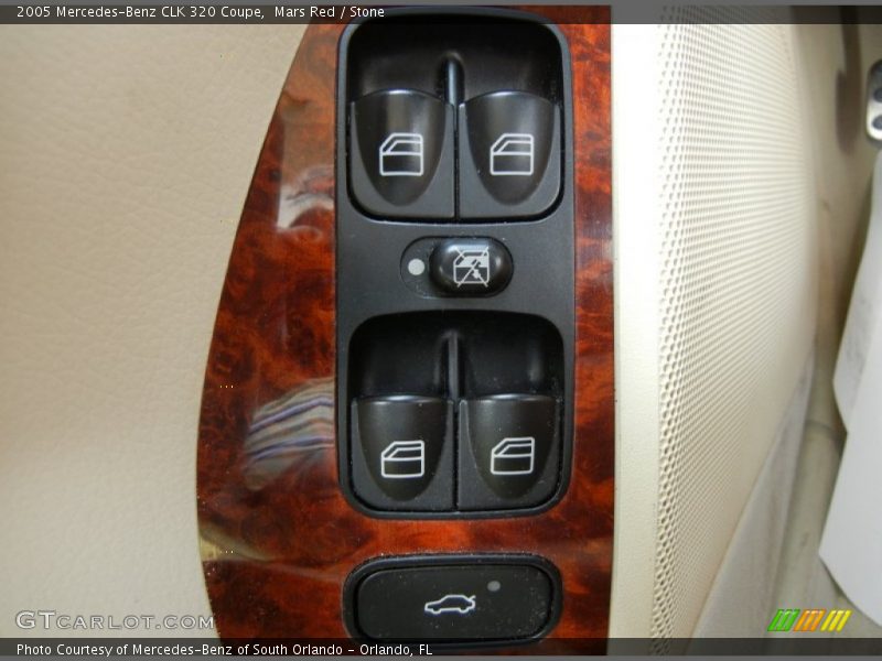 Mars Red / Stone 2005 Mercedes-Benz CLK 320 Coupe