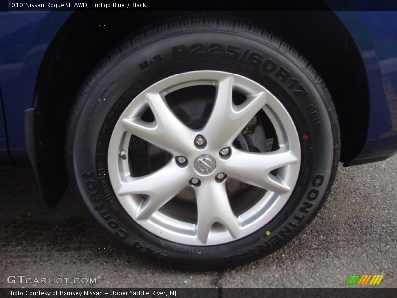 Indigo Blue / Black 2010 Nissan Rogue SL AWD