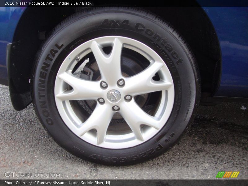 Indigo Blue / Black 2010 Nissan Rogue SL AWD