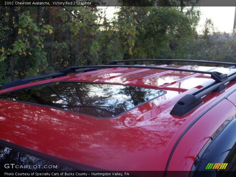 Victory Red / Graphite 2002 Chevrolet Avalanche