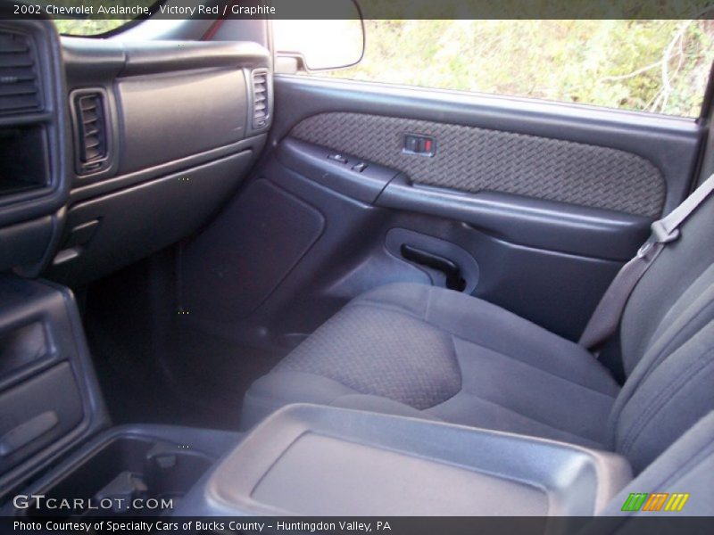 Victory Red / Graphite 2002 Chevrolet Avalanche