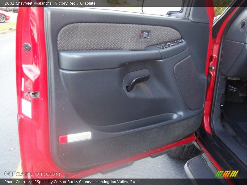 Victory Red / Graphite 2002 Chevrolet Avalanche