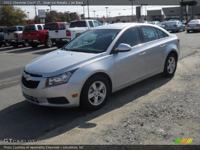 Silver Ice Metallic / Jet Black 2012 Chevrolet Cruze LT