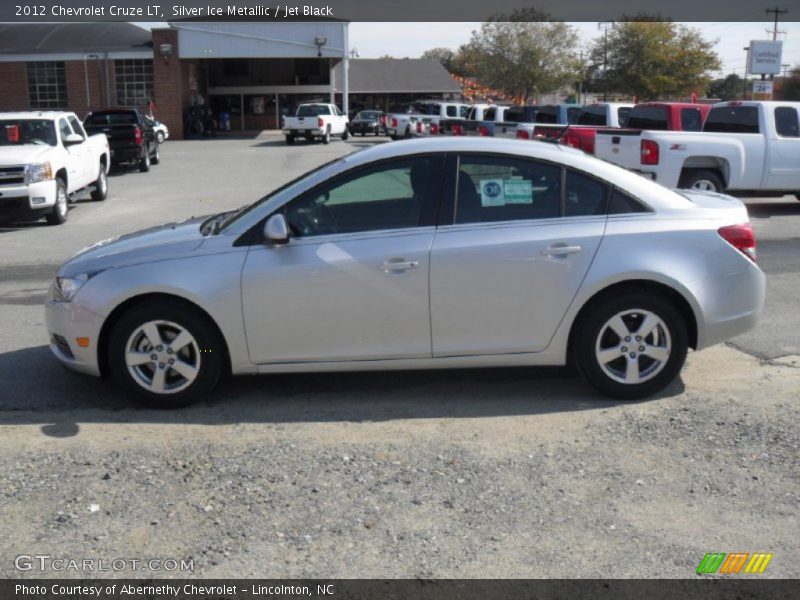 Silver Ice Metallic / Jet Black 2012 Chevrolet Cruze LT