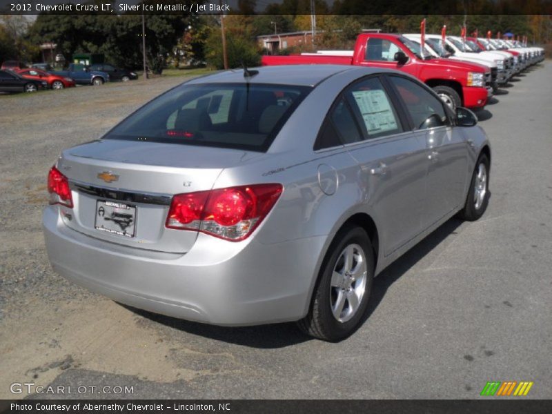 Silver Ice Metallic / Jet Black 2012 Chevrolet Cruze LT