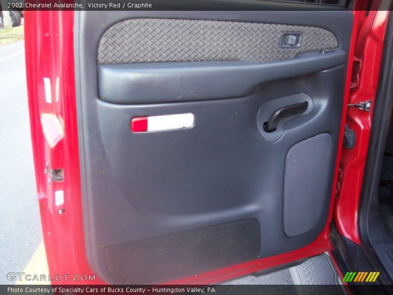 Victory Red / Graphite 2002 Chevrolet Avalanche