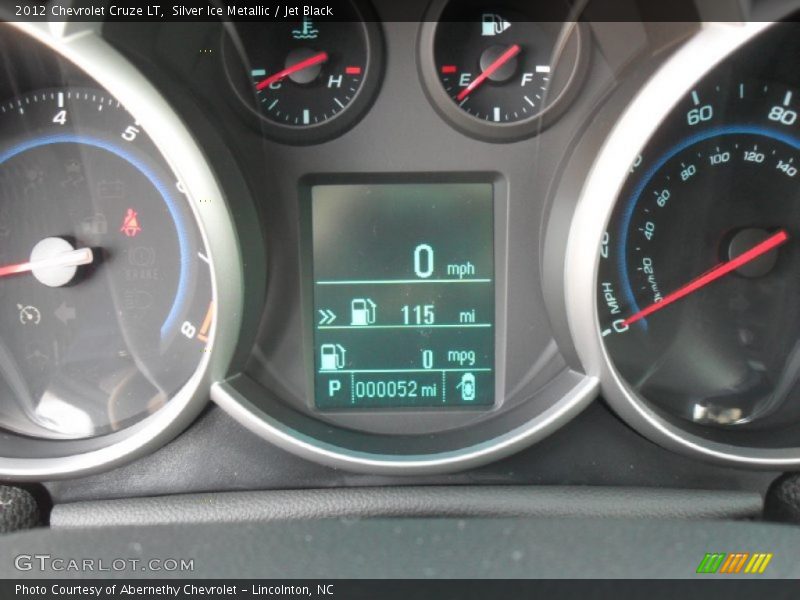 Silver Ice Metallic / Jet Black 2012 Chevrolet Cruze LT