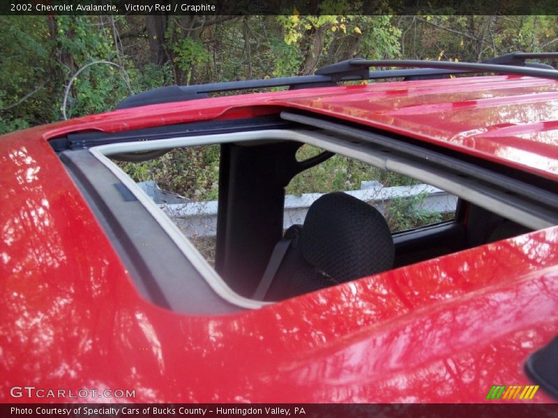 Victory Red / Graphite 2002 Chevrolet Avalanche