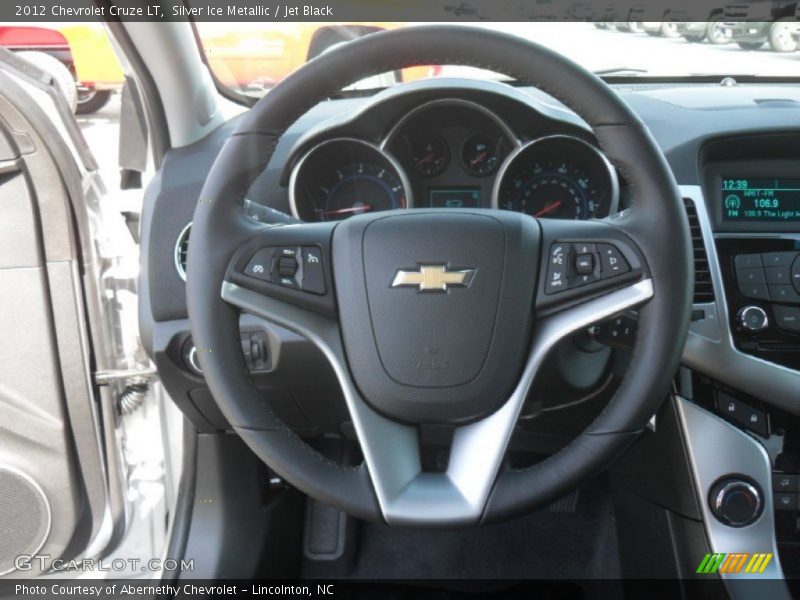 Silver Ice Metallic / Jet Black 2012 Chevrolet Cruze LT