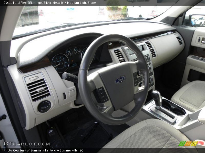 Ingot Silver Metallic / Medium Light Stone 2011 Ford Flex SEL