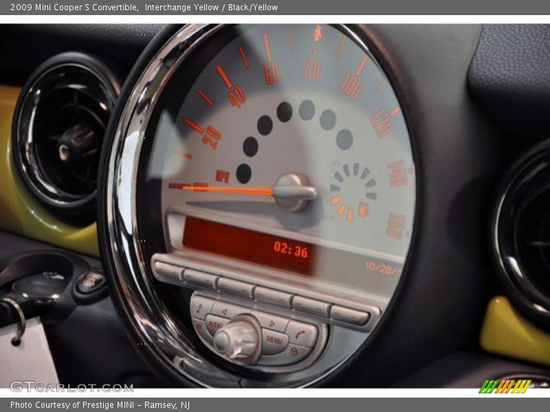 Interchange Yellow / Black/Yellow 2009 Mini Cooper S Convertible