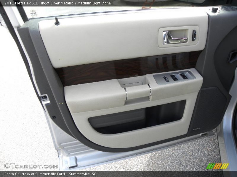 Ingot Silver Metallic / Medium Light Stone 2011 Ford Flex SEL
