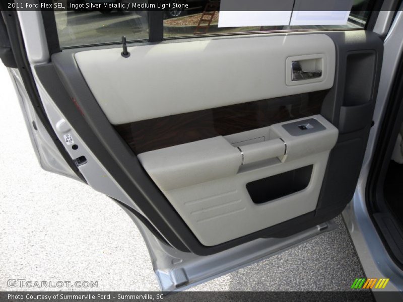 Ingot Silver Metallic / Medium Light Stone 2011 Ford Flex SEL