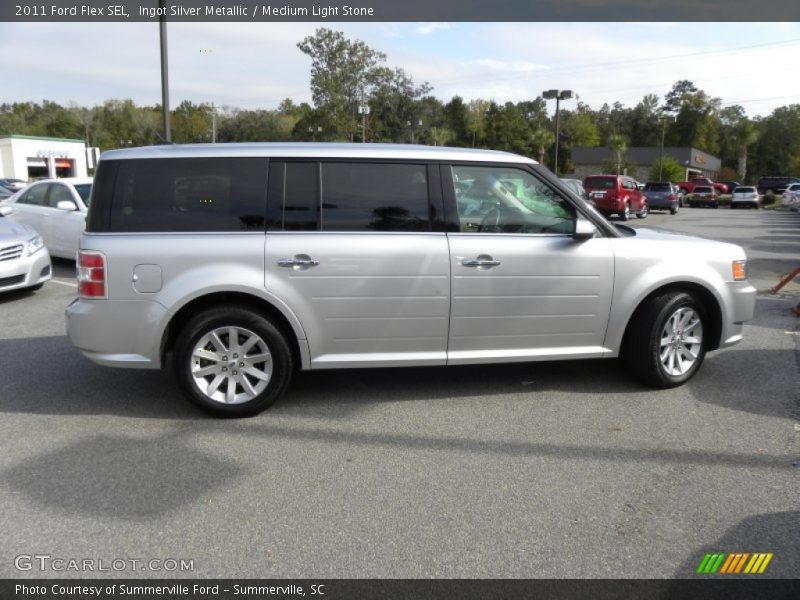 Ingot Silver Metallic / Medium Light Stone 2011 Ford Flex SEL