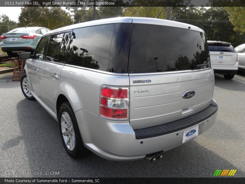 Ingot Silver Metallic / Medium Light Stone 2011 Ford Flex SEL