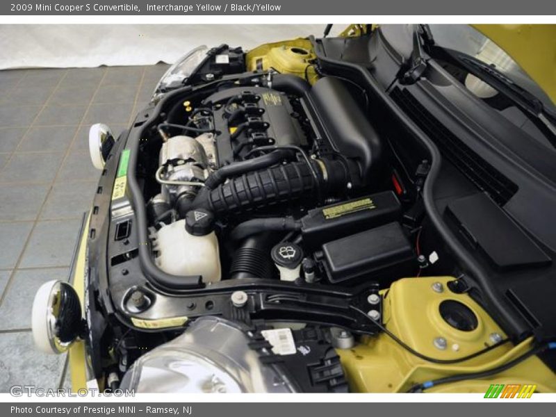 Interchange Yellow / Black/Yellow 2009 Mini Cooper S Convertible