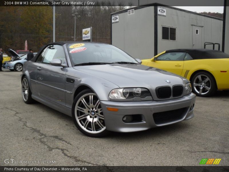 Silver Grey Metallic / Grey 2004 BMW M3 Convertible