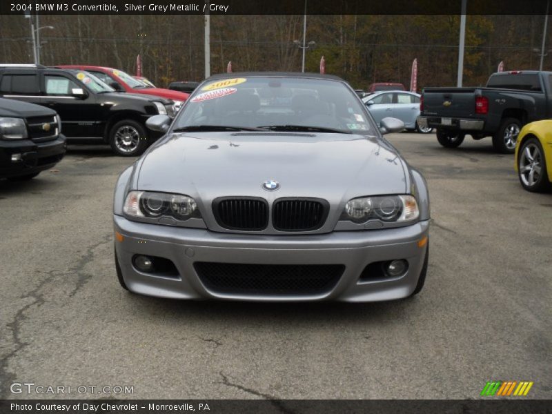 Silver Grey Metallic / Grey 2004 BMW M3 Convertible