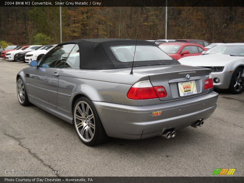 Silver Grey Metallic / Grey 2004 BMW M3 Convertible