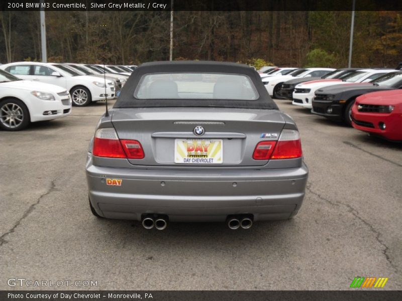 Silver Grey Metallic / Grey 2004 BMW M3 Convertible