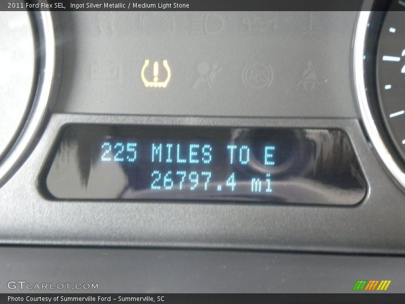 Ingot Silver Metallic / Medium Light Stone 2011 Ford Flex SEL