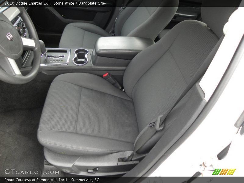 Stone White / Dark Slate Gray 2010 Dodge Charger SXT