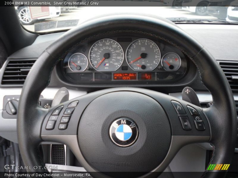 Silver Grey Metallic / Grey 2004 BMW M3 Convertible