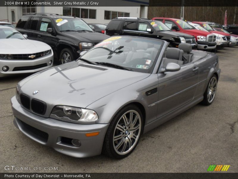Silver Grey Metallic / Grey 2004 BMW M3 Convertible