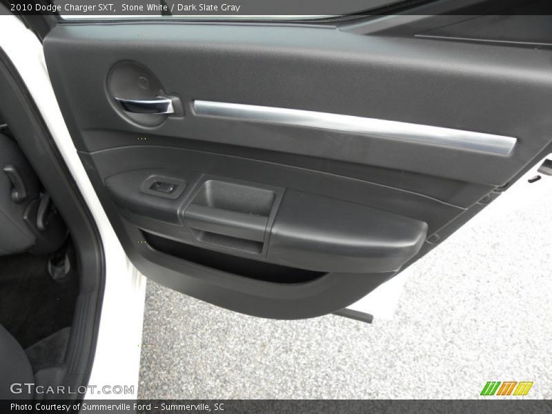 Stone White / Dark Slate Gray 2010 Dodge Charger SXT