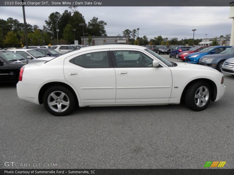 Stone White / Dark Slate Gray 2010 Dodge Charger SXT