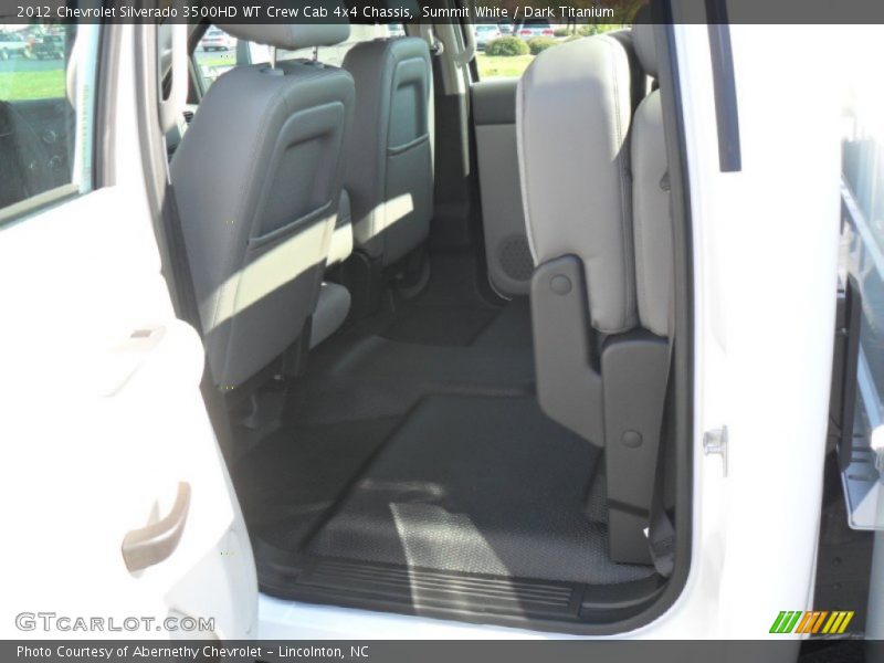 Summit White / Dark Titanium 2012 Chevrolet Silverado 3500HD WT Crew Cab 4x4 Chassis